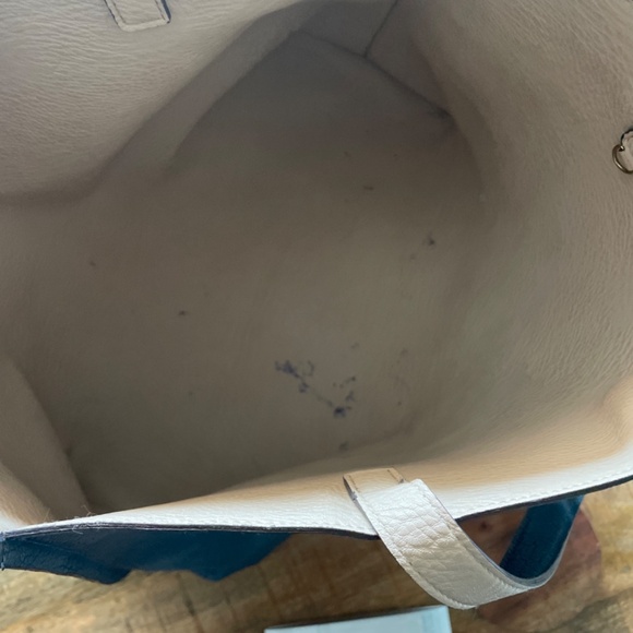 Denim blue tote - Picture 4 of 5